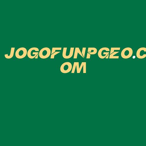 Logo da JOGOFUNPGEO